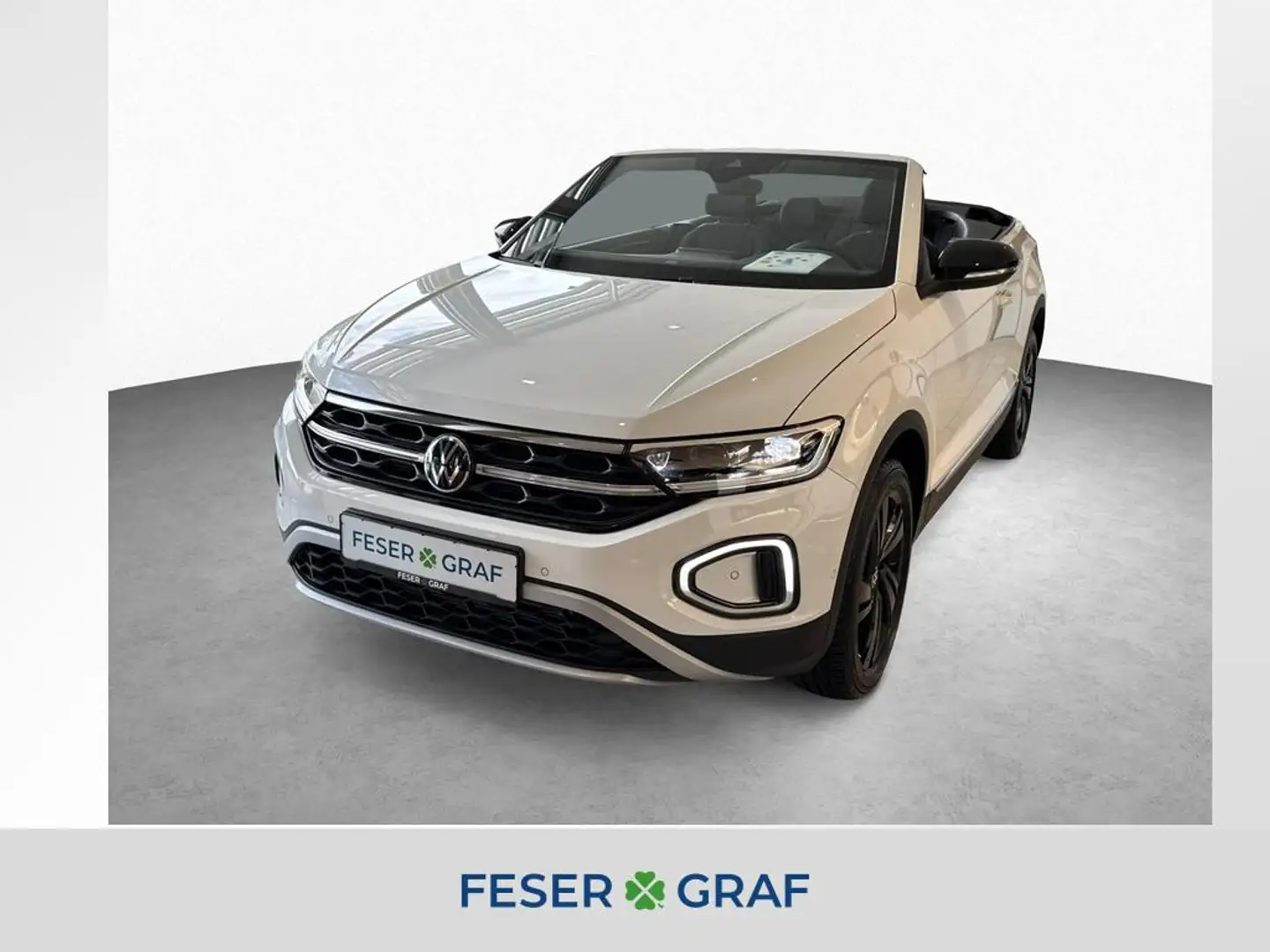 Volkswagen T-Roc Cabrio 1.5 TSI STYLE DSG BLACK NAV MATRIX Weiß - 1