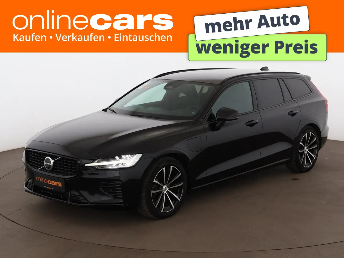 Volvo V60 Kombi T6 Twin Engine Plus Dark AWD Aut LED Schwarz - 1