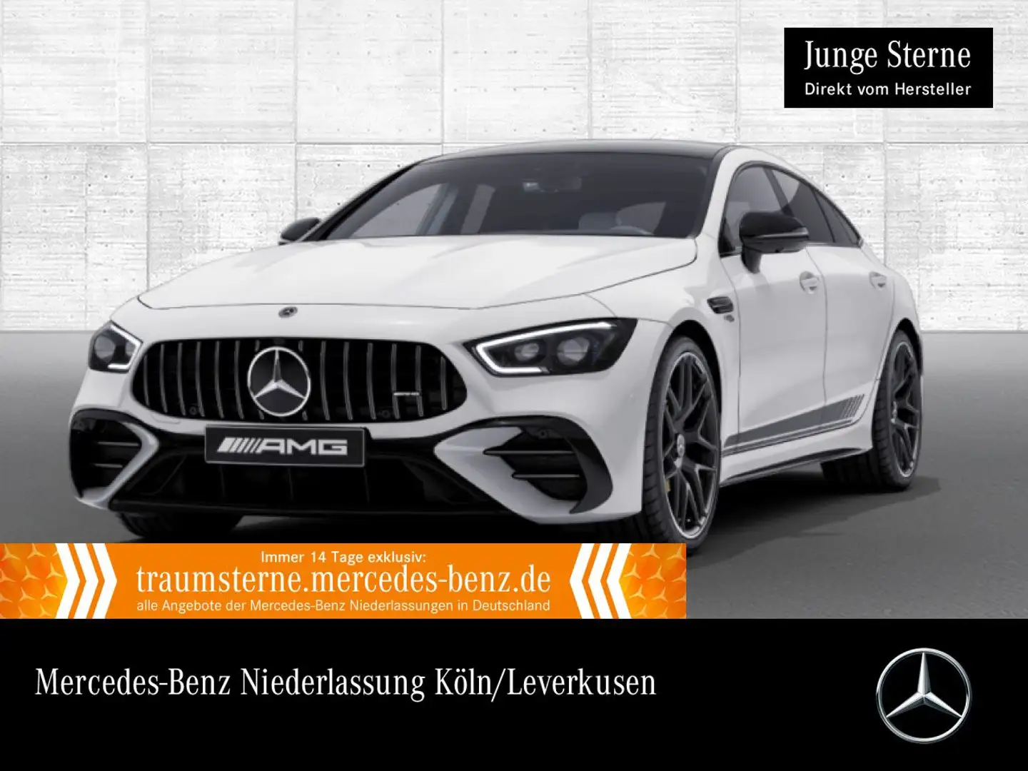 Mercedes-Benz AMG GT 43  Cp. 4M AMG Perf-Sitze Perf-Abgas Pano Weiß - 1