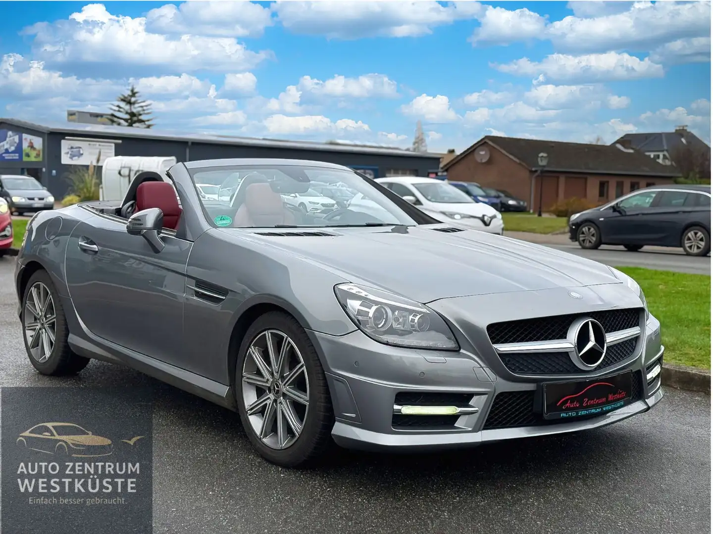 Mercedes-Benz SLK 350 7G AMG-Line  Bi-Xenon Navi Chrono gepfle Argento - 1