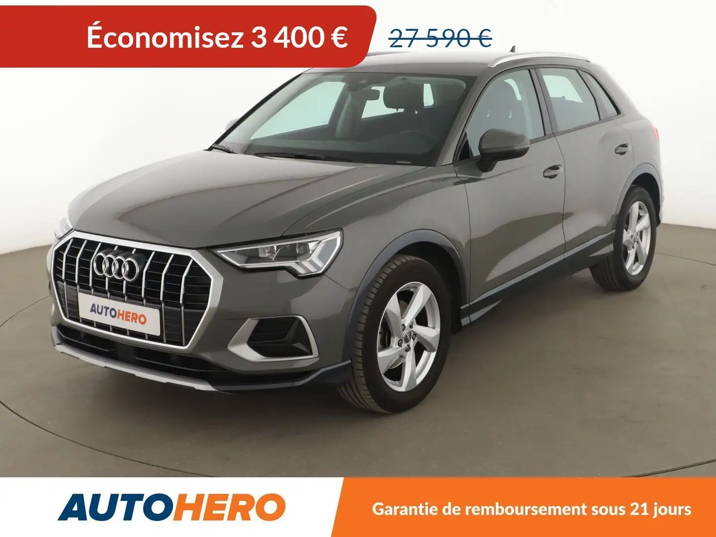 Audi Q3 35 TDI S Tronic 7 Gris - 1