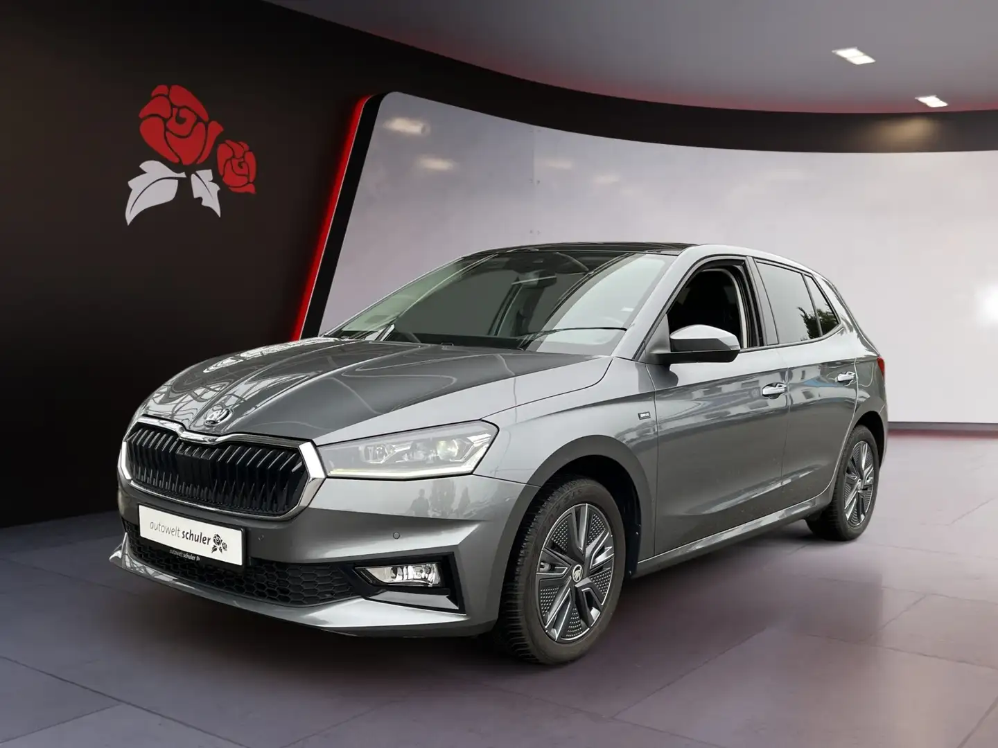 Skoda Fabia 1,0 TSI DSG Drive Navi Pano Grijs - 2