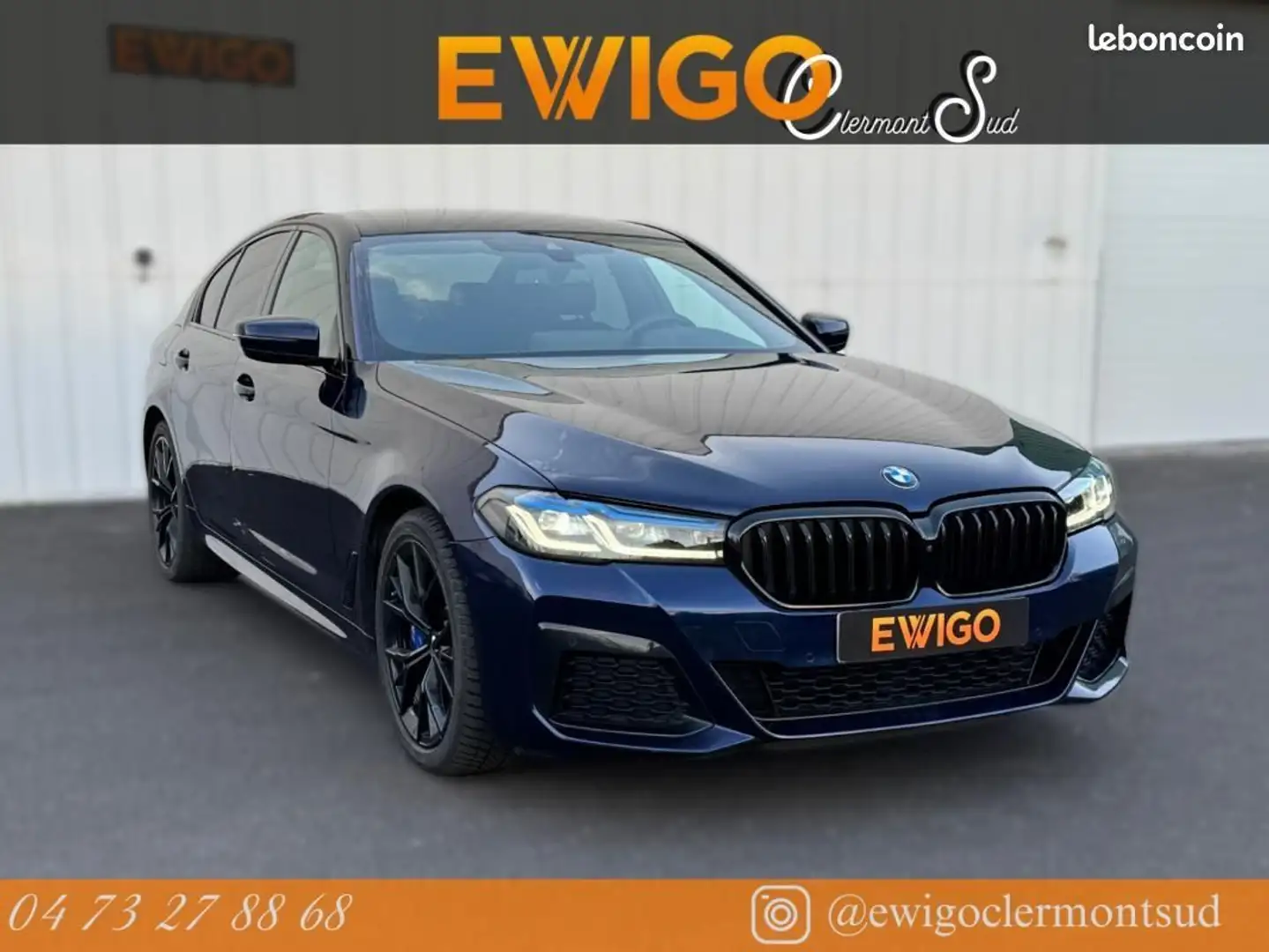 BMW 545 3.0 545E 394CH PHEV HYBRID M-SPORT XDRIVE Azul - 2