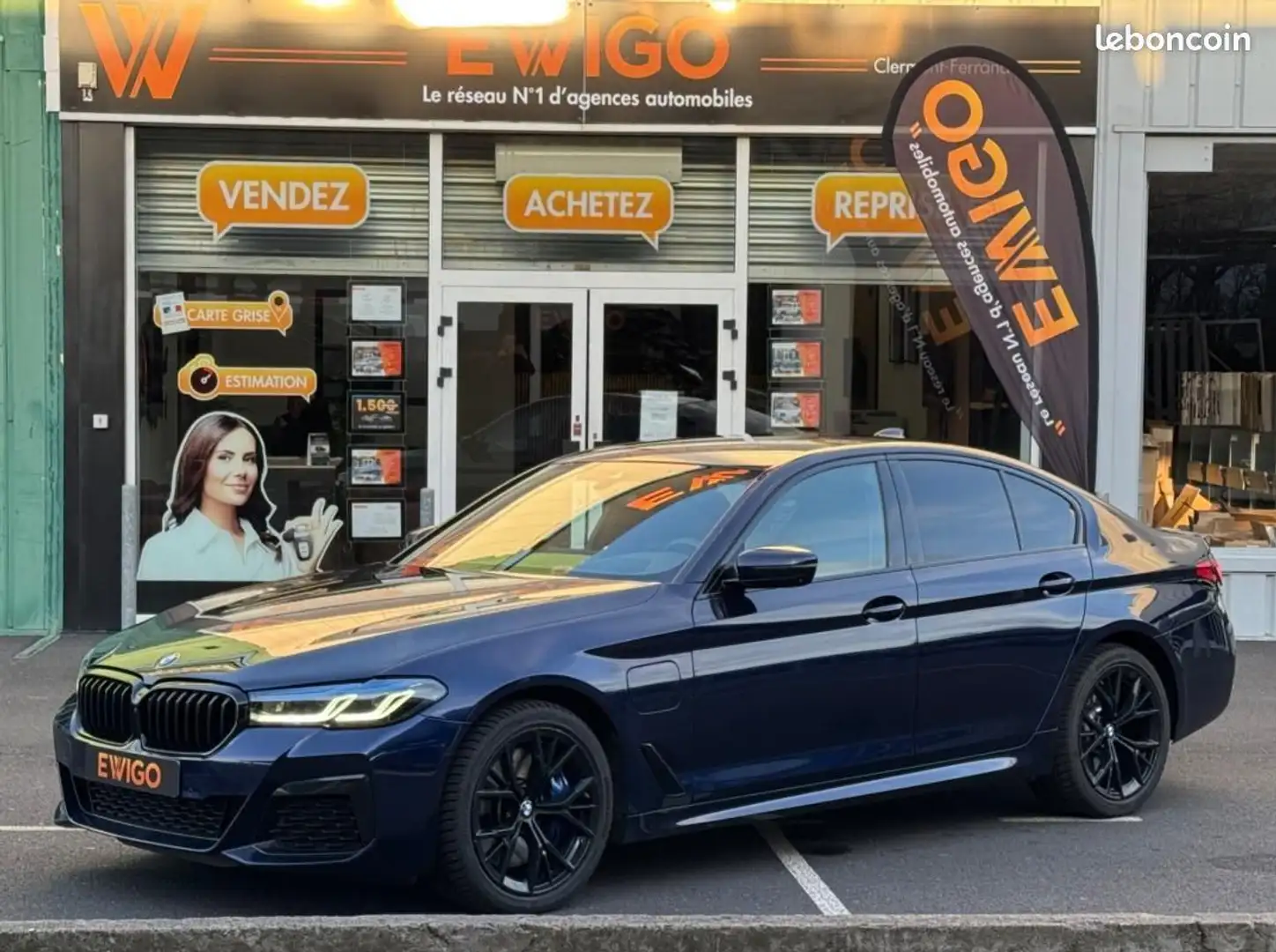 BMW 545 3.0 545E 394CH PHEV HYBRID M-SPORT XDRIVE Azul - 1