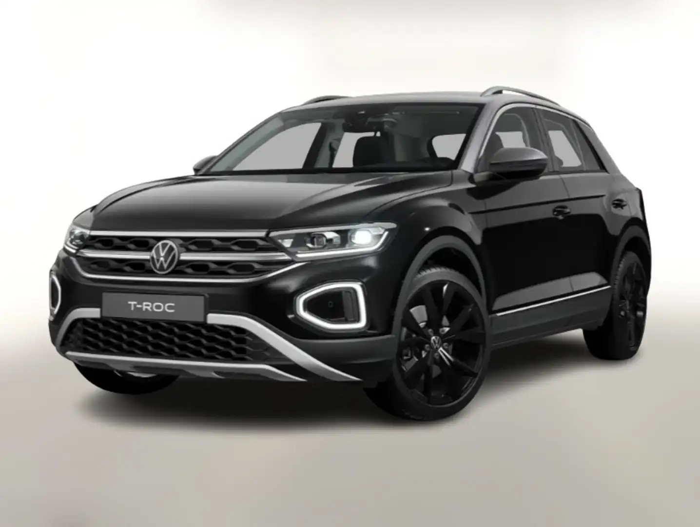 Volkswagen T-Roc Style 1.5 TSI DSG BlackP Matrix Nav IQ 19Z 110 ... Schwarz - 1