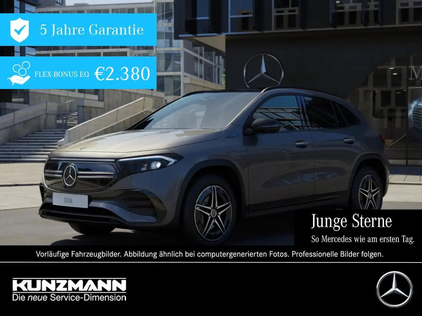 Mercedes-Benz EQA 350 4M AMG Night Panorama 360° EasyPack AHK Grau - 1