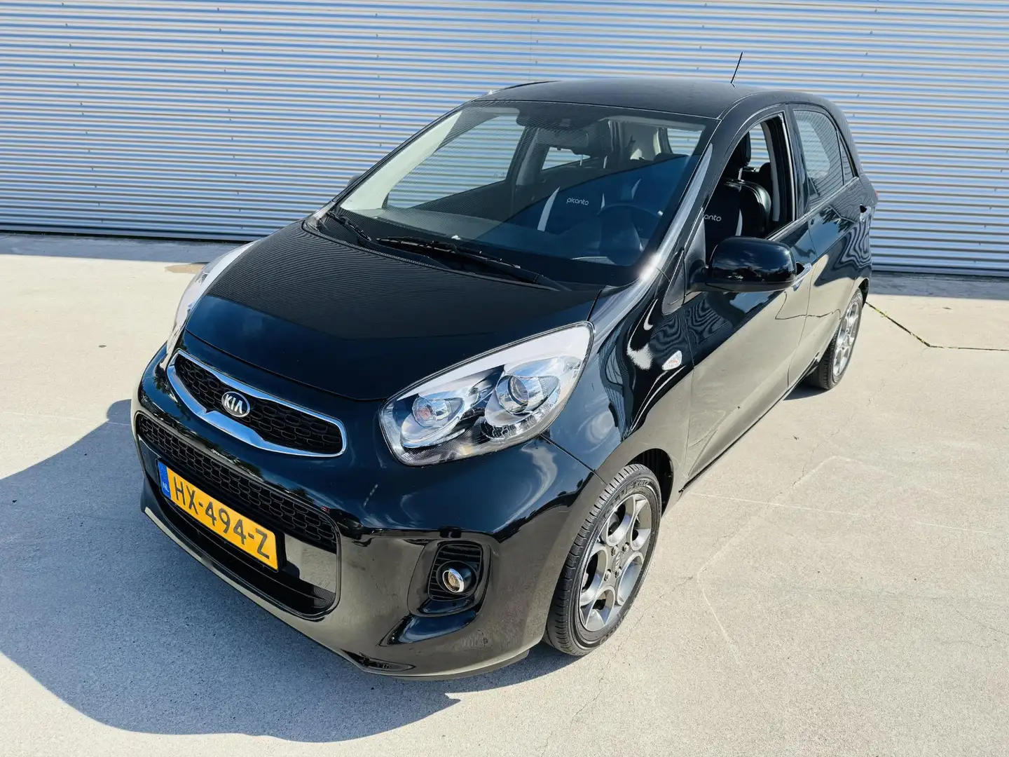 Kia Picanto 1.2 ColorLine 85pk Clima | Cruise | Armsteun | 205 Noir - 2