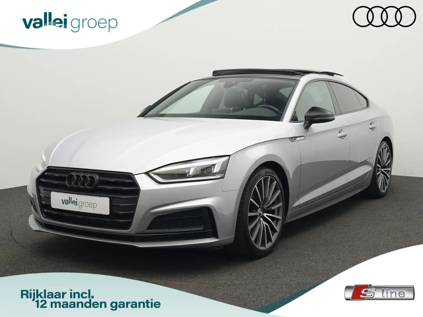 Audi A5 Sportback 2.0 TFSI 190 pk S-tronic Sport Pro Line Grijs - 1