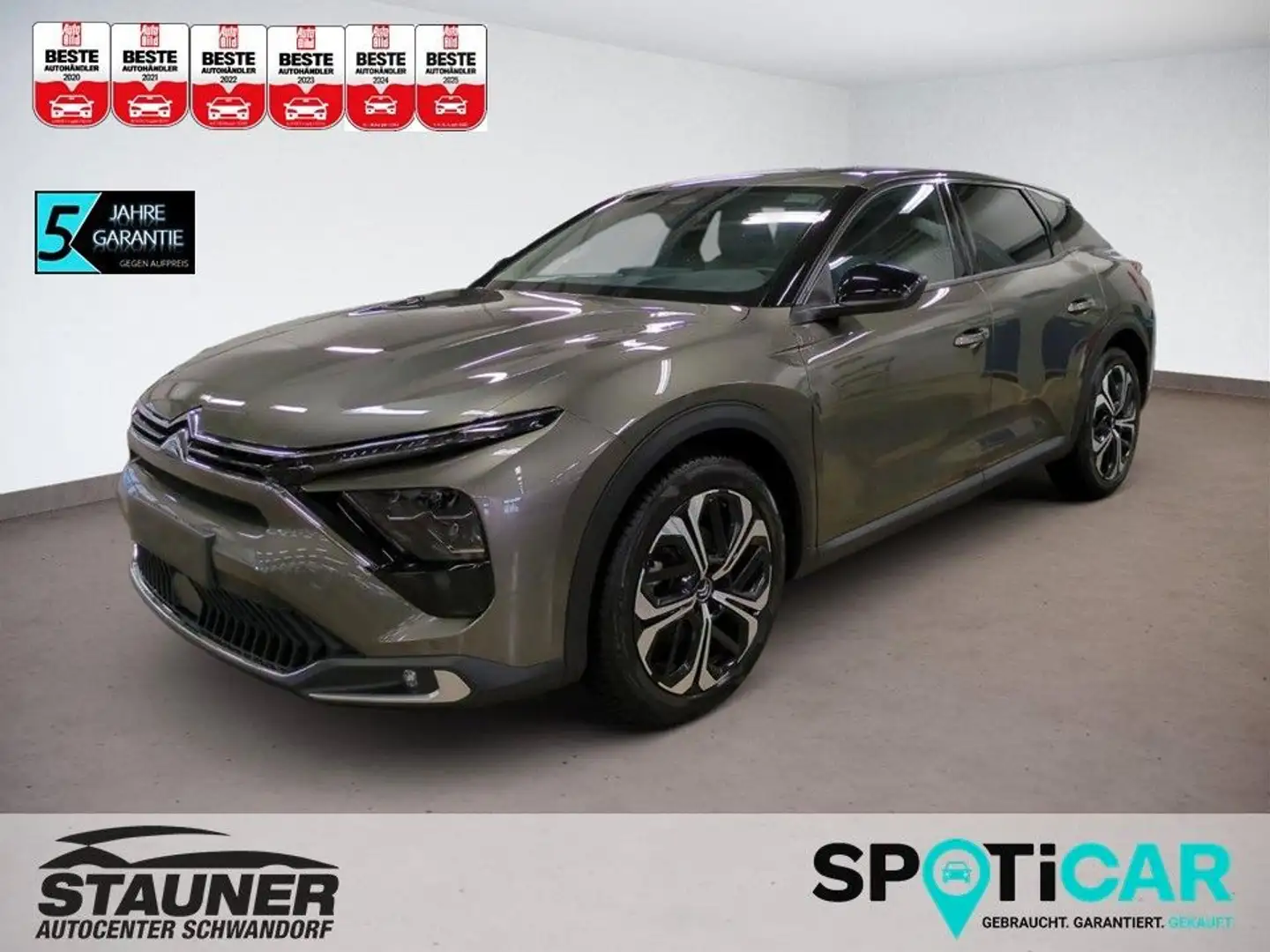 Citroen C5 X PureTech 130 Stop&Start AT8 Plus *HUD*NAVI* Grijs - 1