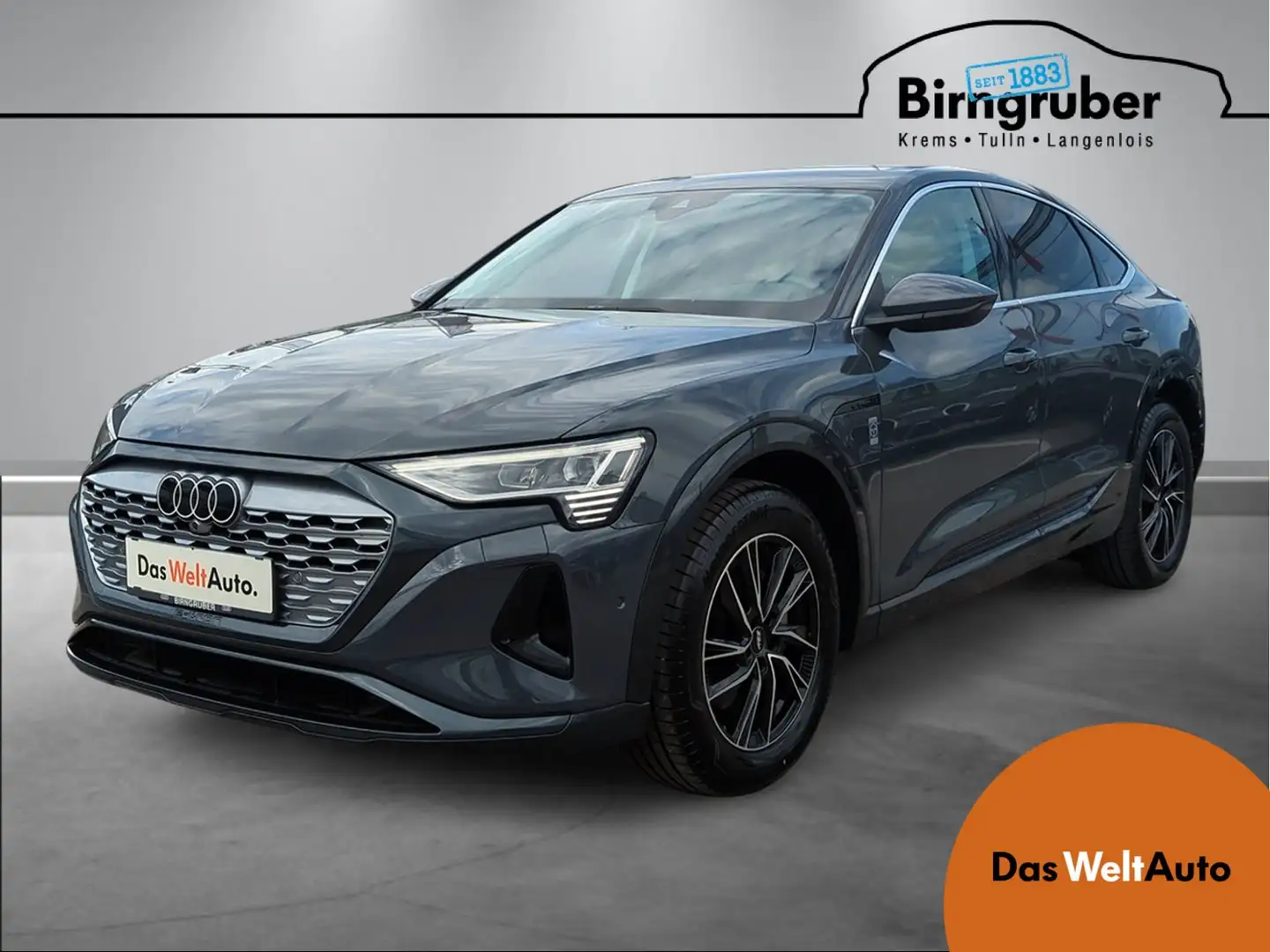 Audi Q8 55 e-tron quattro business Šedá - 1