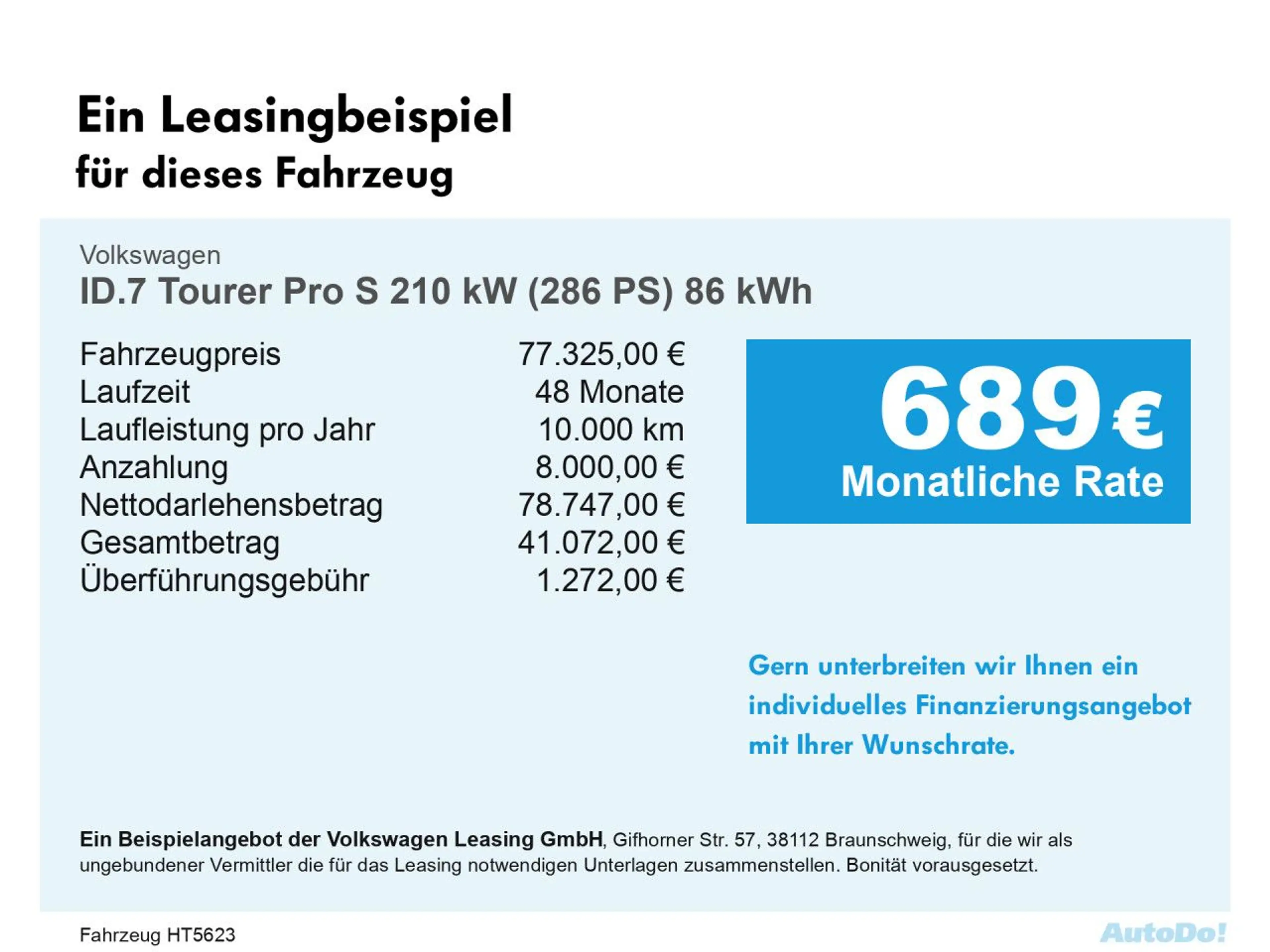Volkswagen ID.7 Tourer Pro S 210 kW (286 PS) 86 kWh Bluetooth — photo 3