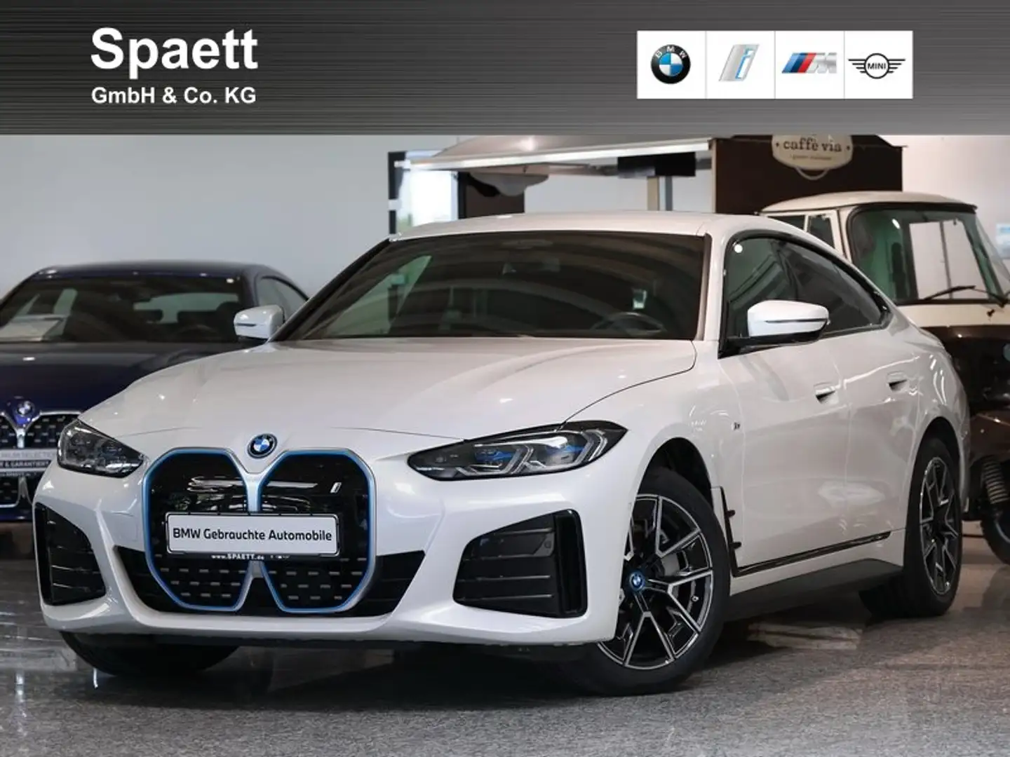 BMW i4 eDrive40 Gran Coupé M Sport HarmKar DrivAssProf AH Blanc - 1