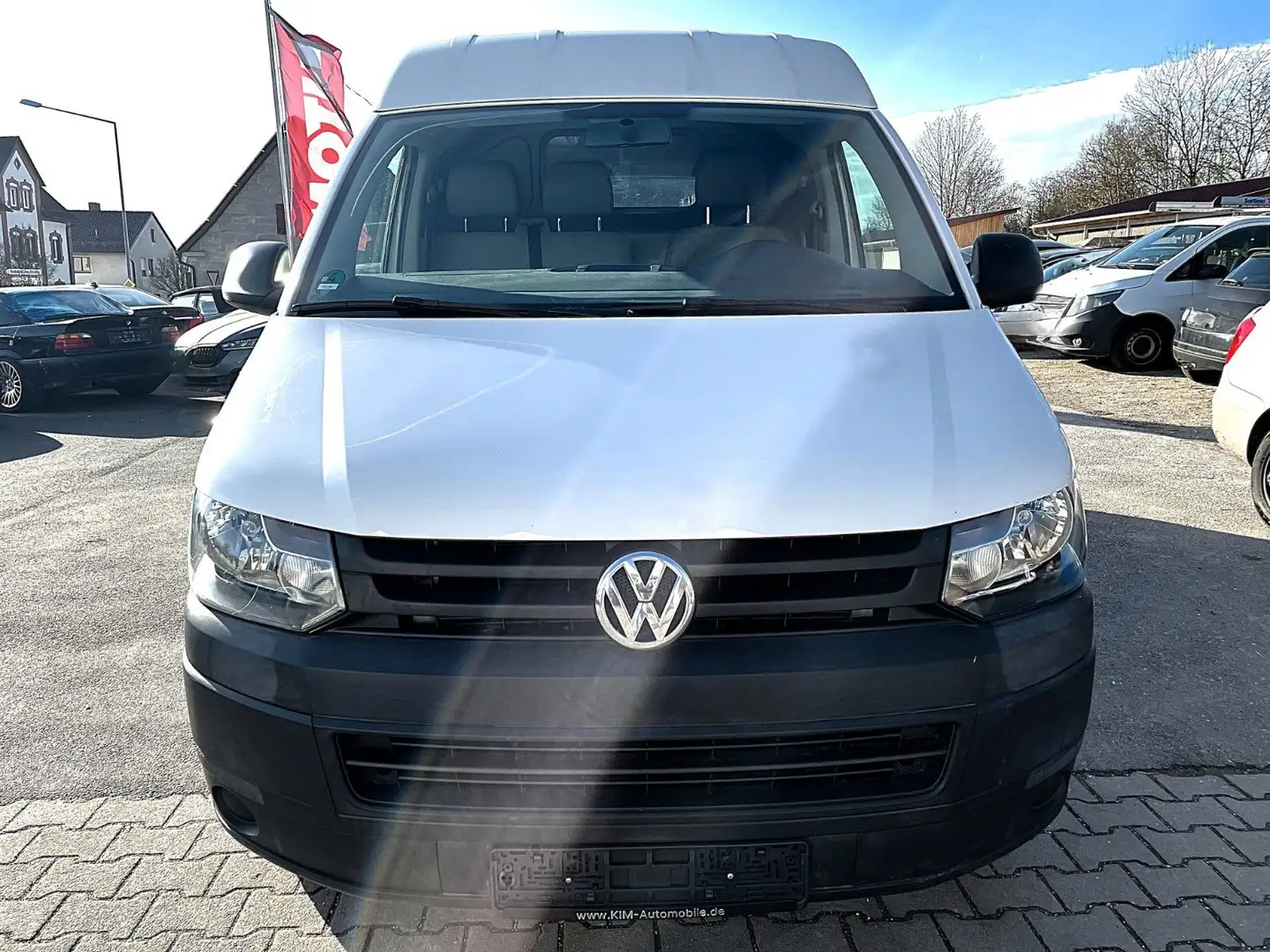 Volkswagen T5 Transporter Kasten-Kombi Lang+Hoch/1.HAND/TOP Weiß - 2