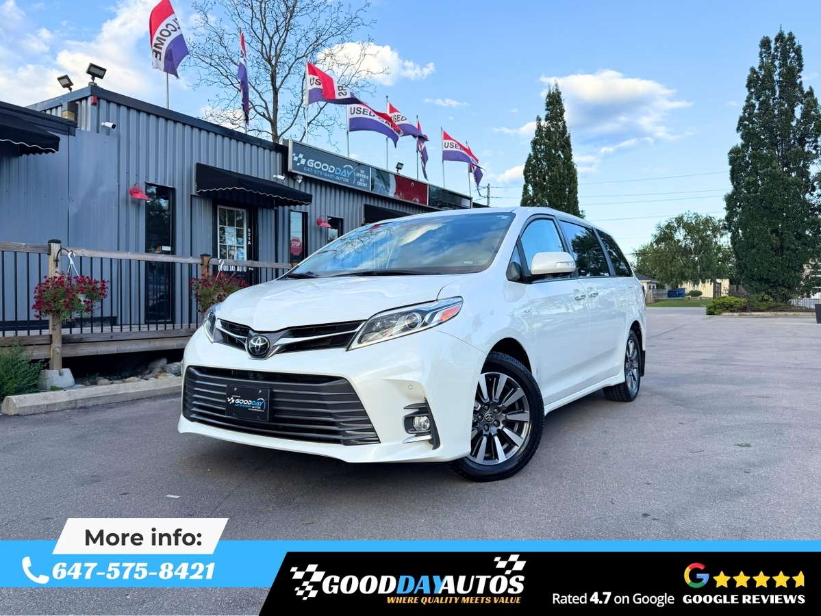 2020 Toyota Sienna Limited AWD FULLY LOADED ONE OWNER DEALER SERVICED