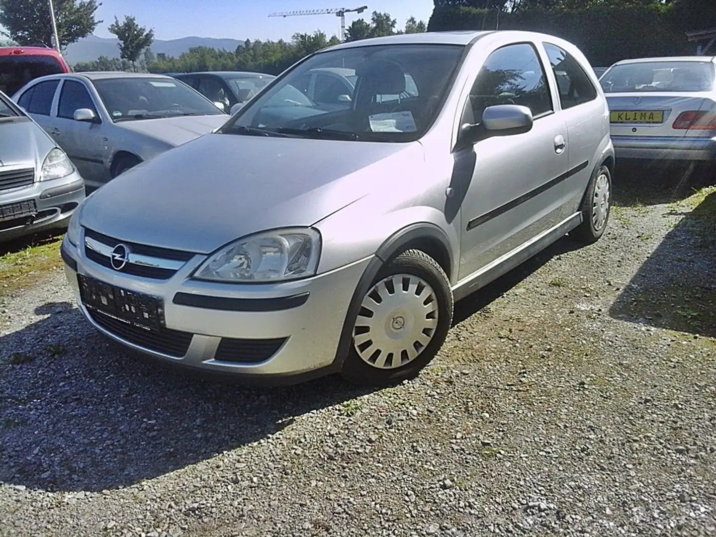 Opel Corsa 16V /met+eFH+Sv+Panorama-Dach+ZV/org km/ oh.TÜV Silber - 2