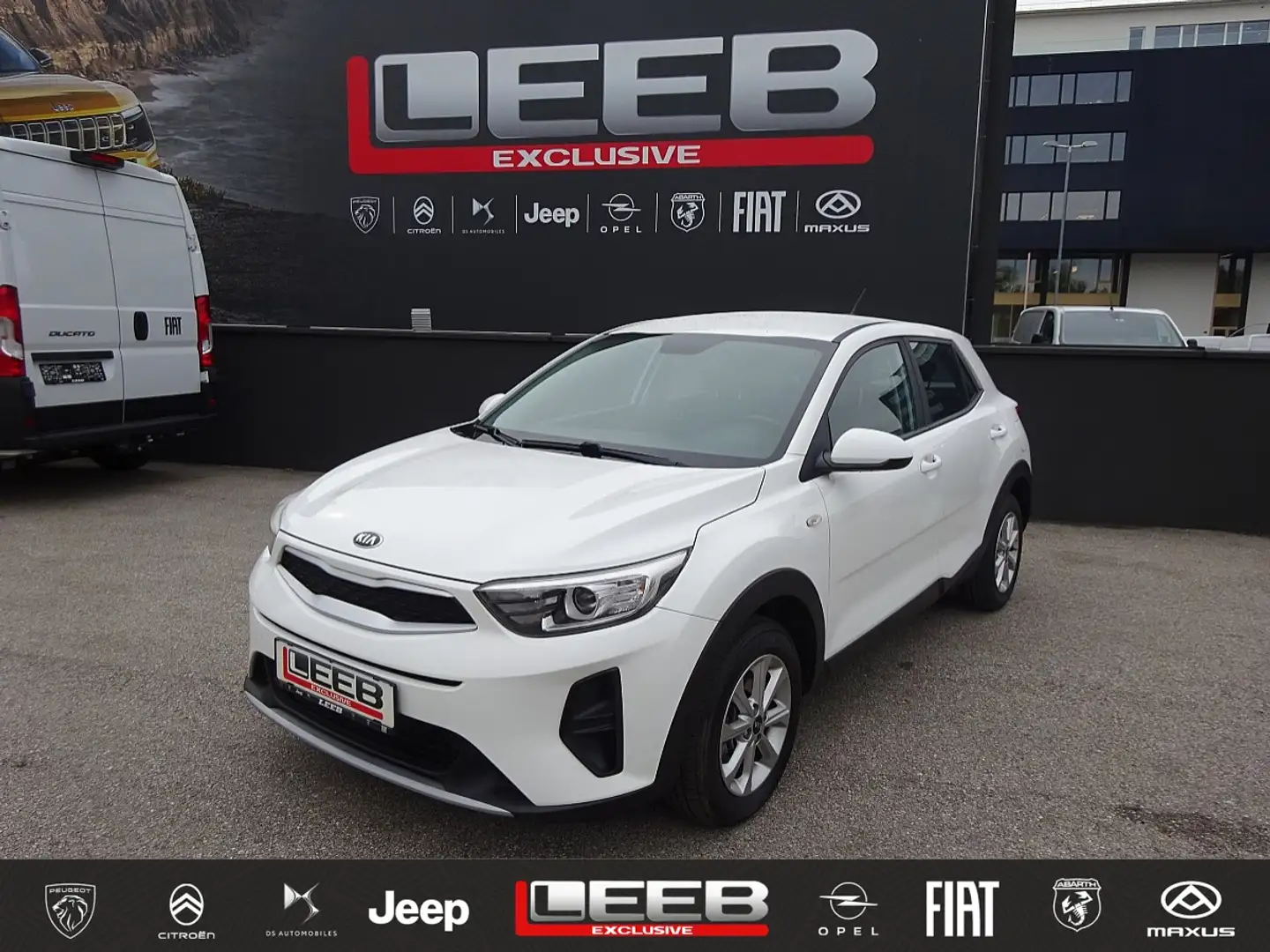 Kia Stonic 1,25 MPI ISG Titan Blanc - 1