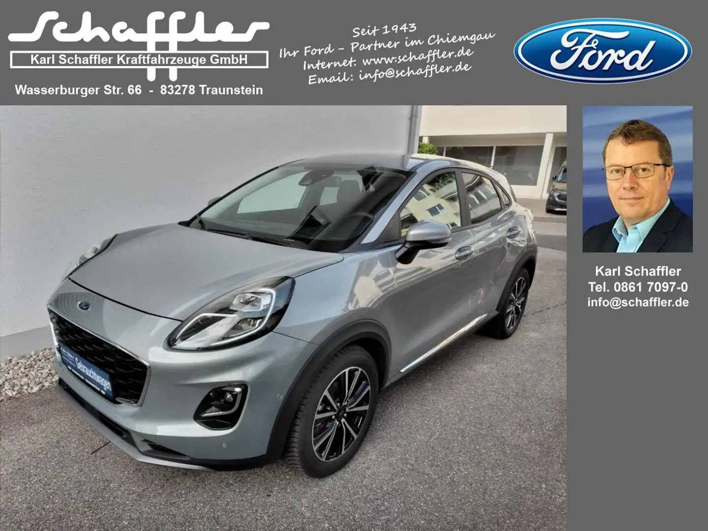 Ford Puma Titanium X Argent - 1
