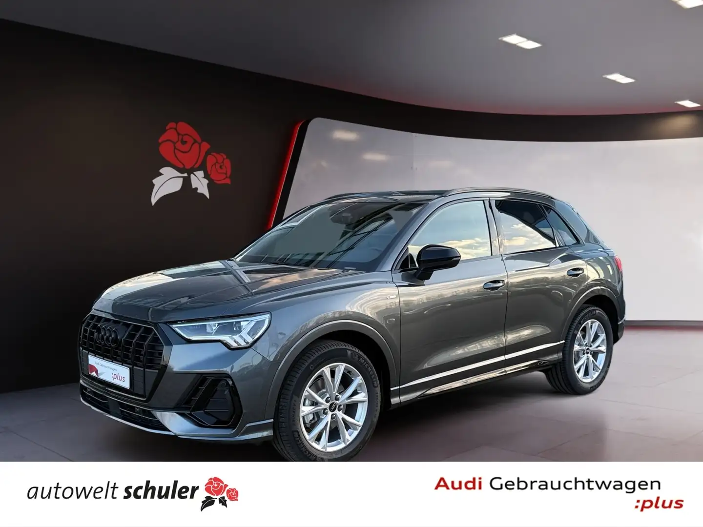 Audi Q3 Audi Q3 35 2.0 TDI S-tronic S-line AHK Navi LED R Grau - 1