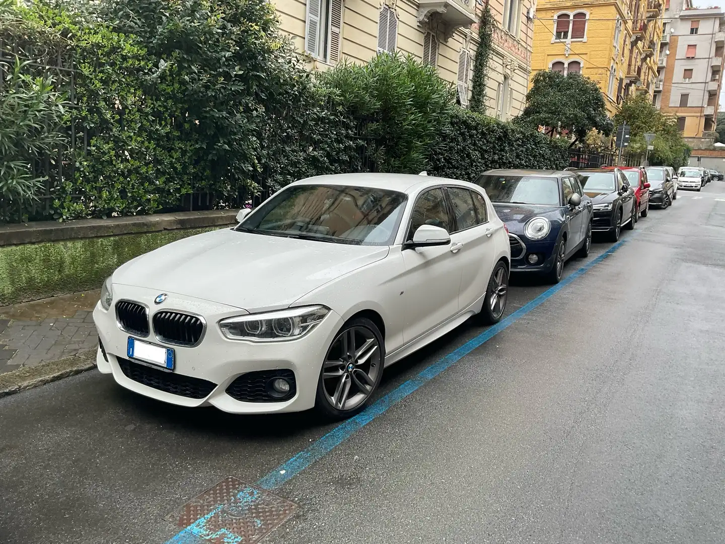 BMW 116 Serie 1 F/20-21 2015 116d 5p MSport Bianco - 1