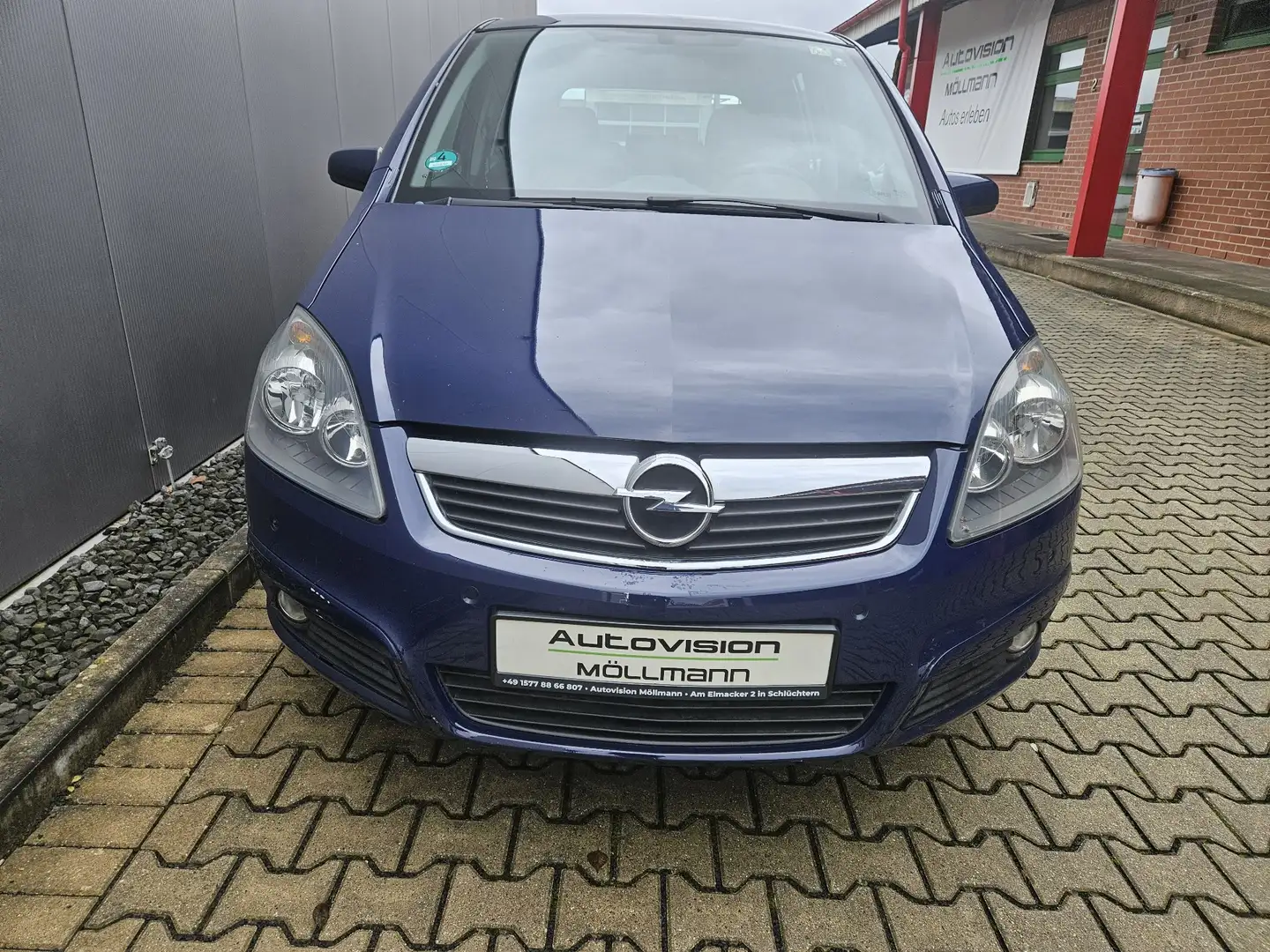 Opel Zafira 150 PS,Klima,Scheckheft,TÜV neu,7Sitze,Tempomat Blu/Azzurro - 2