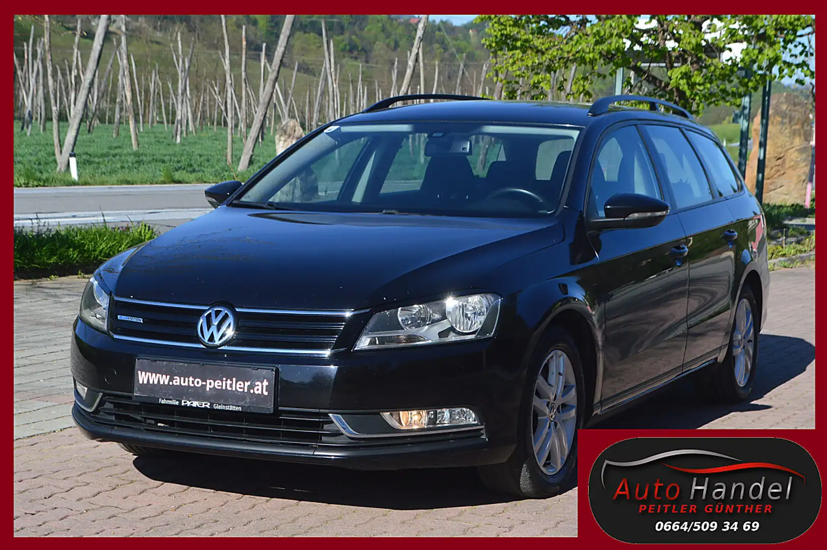 Volkswagen Passat Variant 1,6 TDI+Pickerl Neu+NAVI+SHZ+PDC+ Schwarz - 1