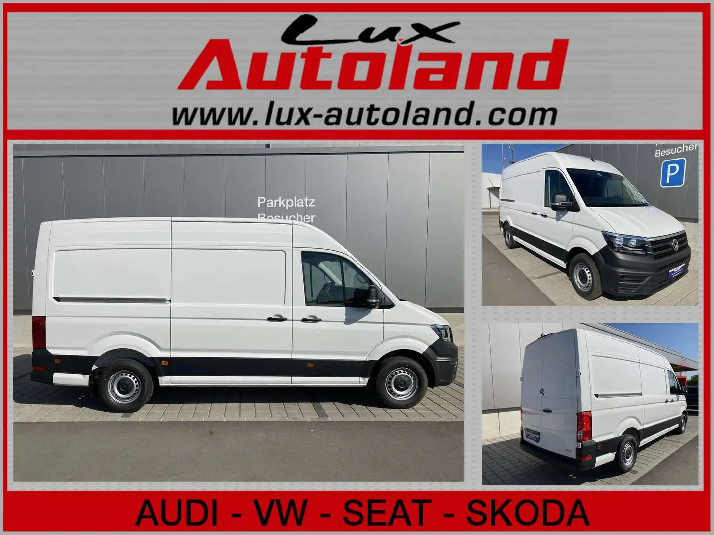 Volkswagen Crafter Kasten 35 TDI L3 H3 FWD App Kamera Klima Bílá - 1