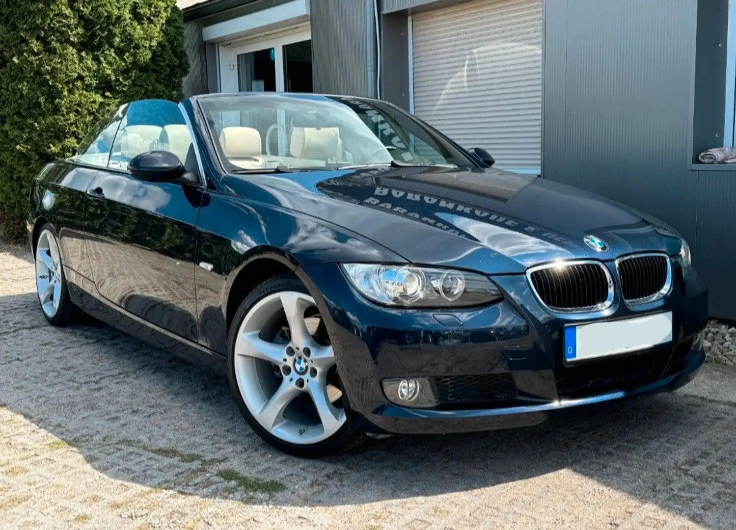 BMW 320 i Cabrio +TÜV+B.LEDER+GARANTIE+BI.XENON+1HAND Blau - 1