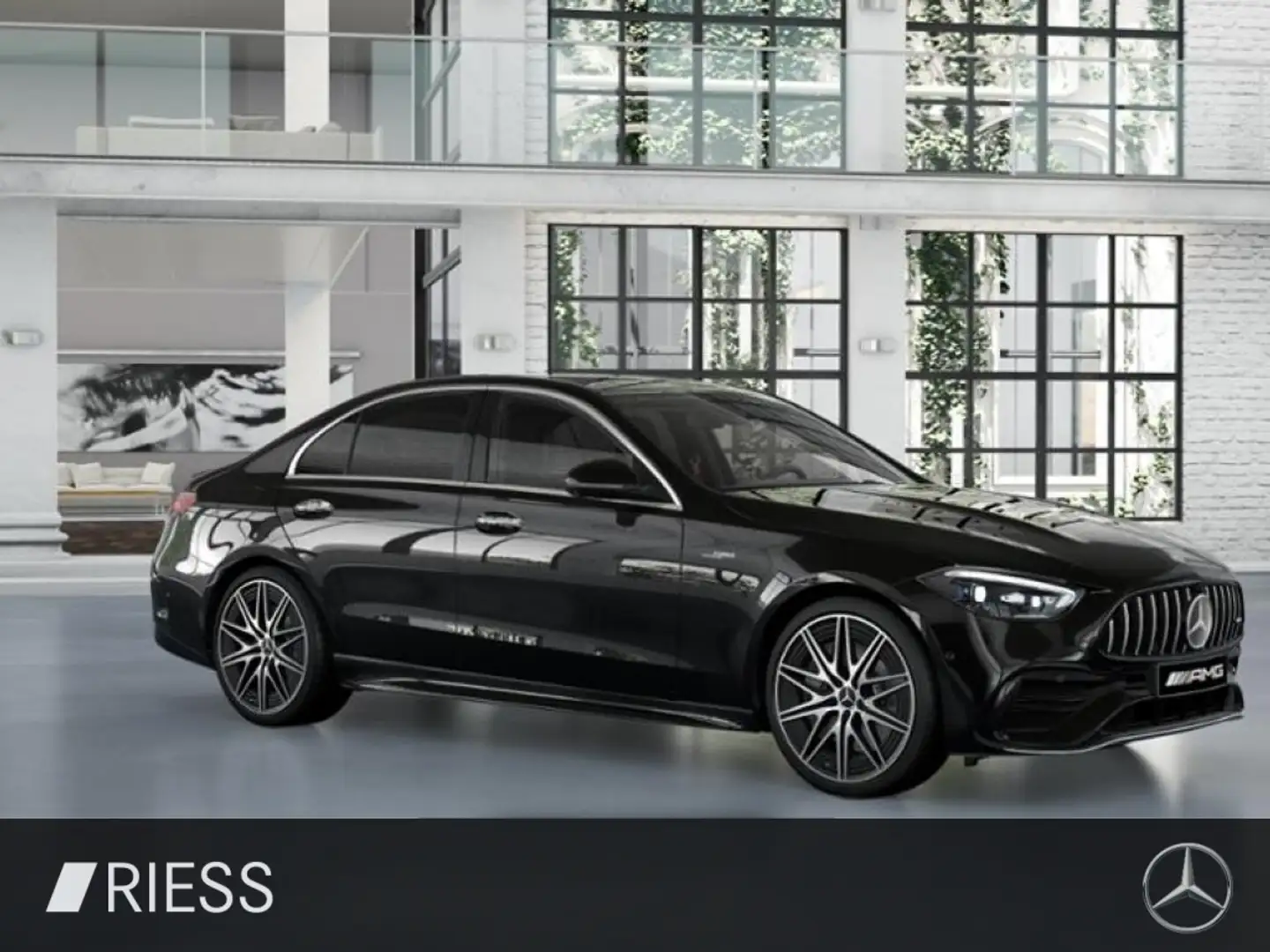 Mercedes-Benz C 43 AMG 4M Distr Pano W-Paket Real Sound Burmes Schwarz - 2