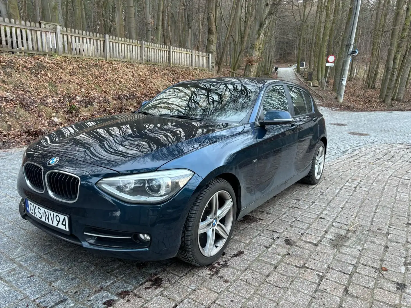 BMW 118 118d Aut. Sport Line Blau - 1