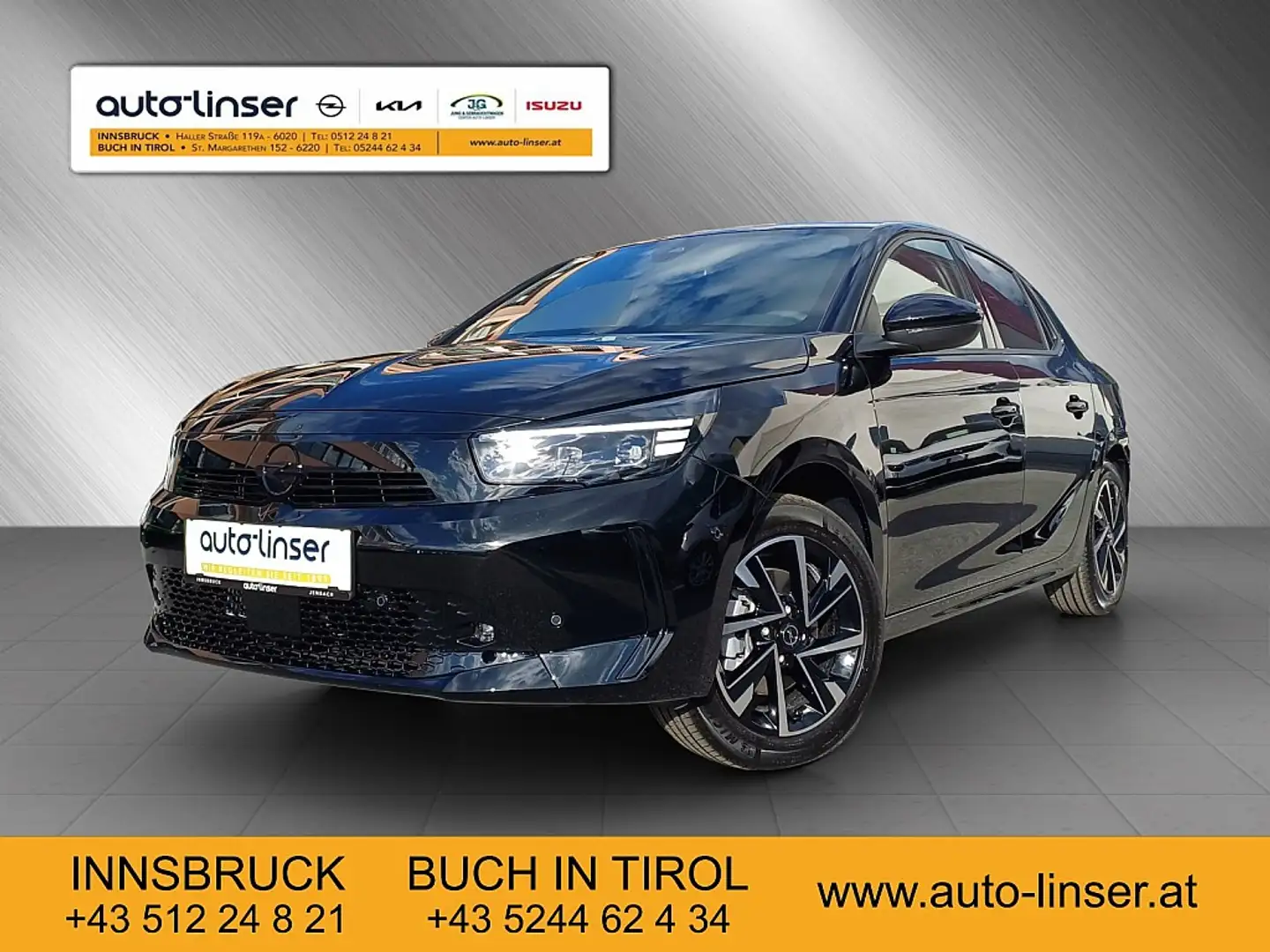 Opel Corsa 1,2 Direct Injection Turbo Euro 6.4  GS Aut. Noir - 1