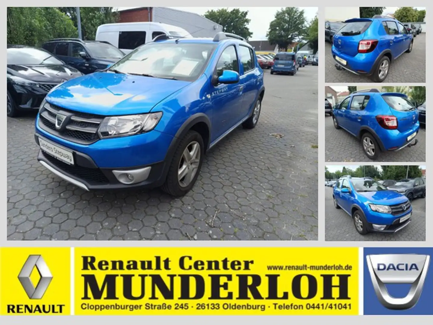 Dacia Sandero Stepway Prestige Blauw - 1