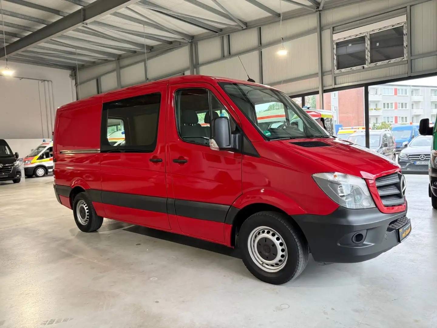 Mercedes-Benz Sprinter II 313 CDI*LANG L2 *MIXTO 5-SITZER*AHK Rosso - 2