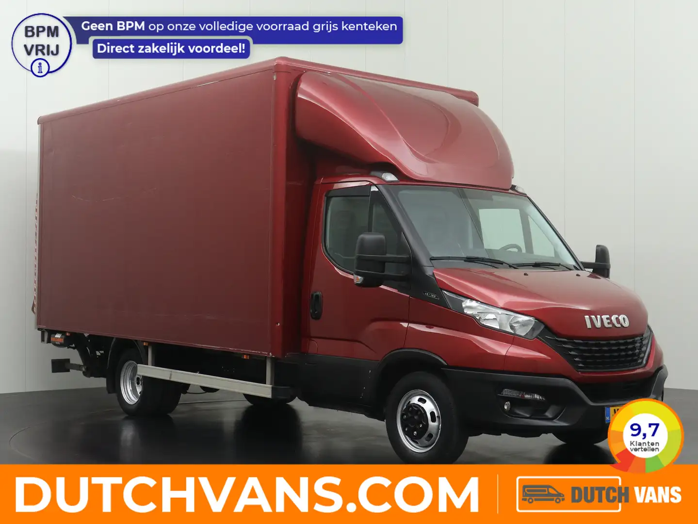 Iveco Daily 35C16 Bakwagen+Laadklep 1000Kg | Navigatie | 3-Per Rood - 1