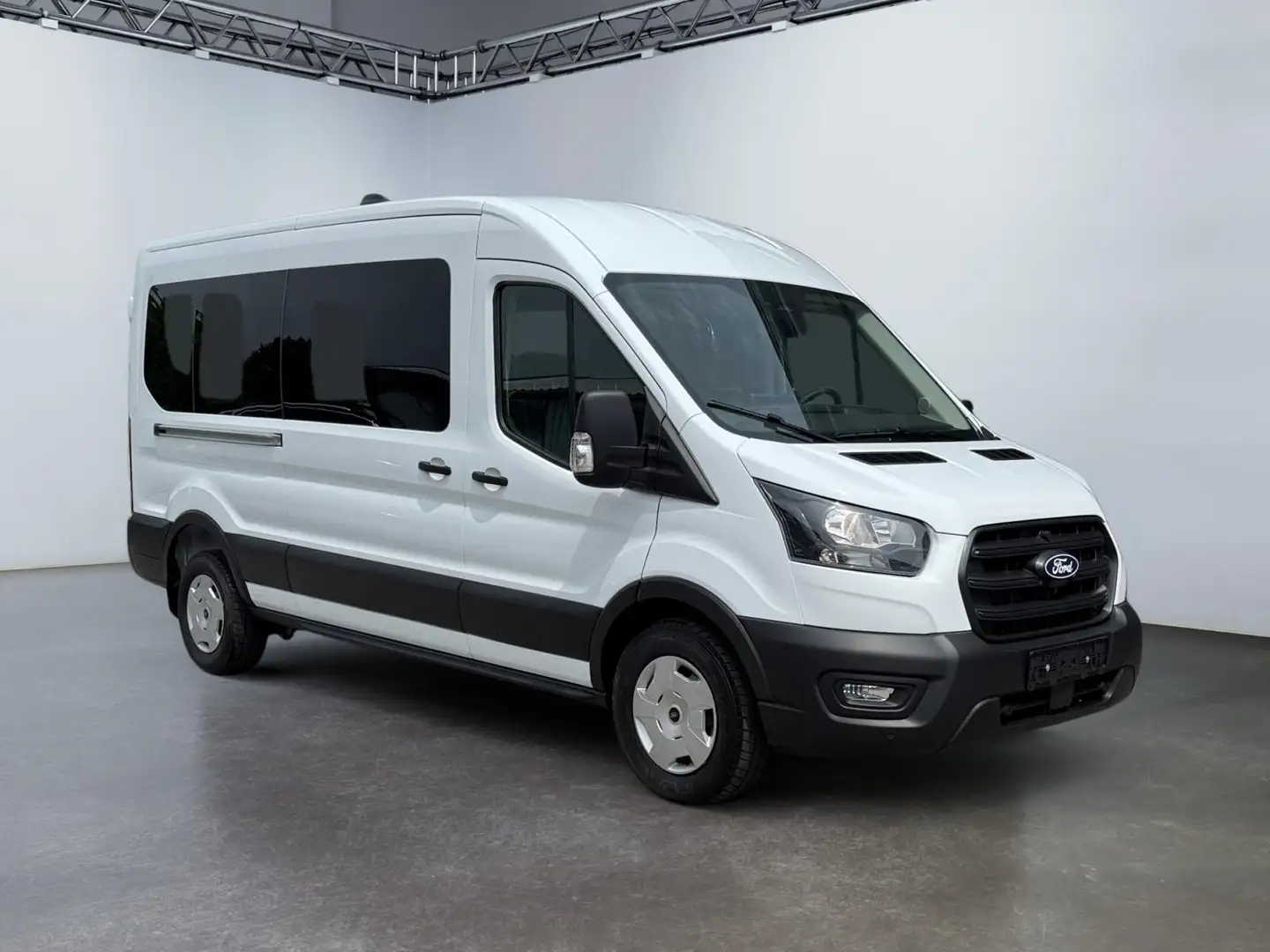 Ford Transit Trend 350 L3H2 AT 9 Si Temp AHK 2xKlima Kam PDC... Weiß - 1
