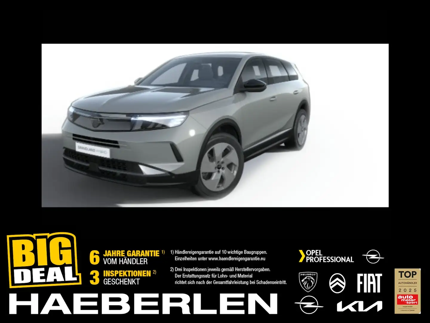 Opel Grandland Edition MHEV SHZ/LHZ*elekt.Heckk.Kamera Grijs - 1