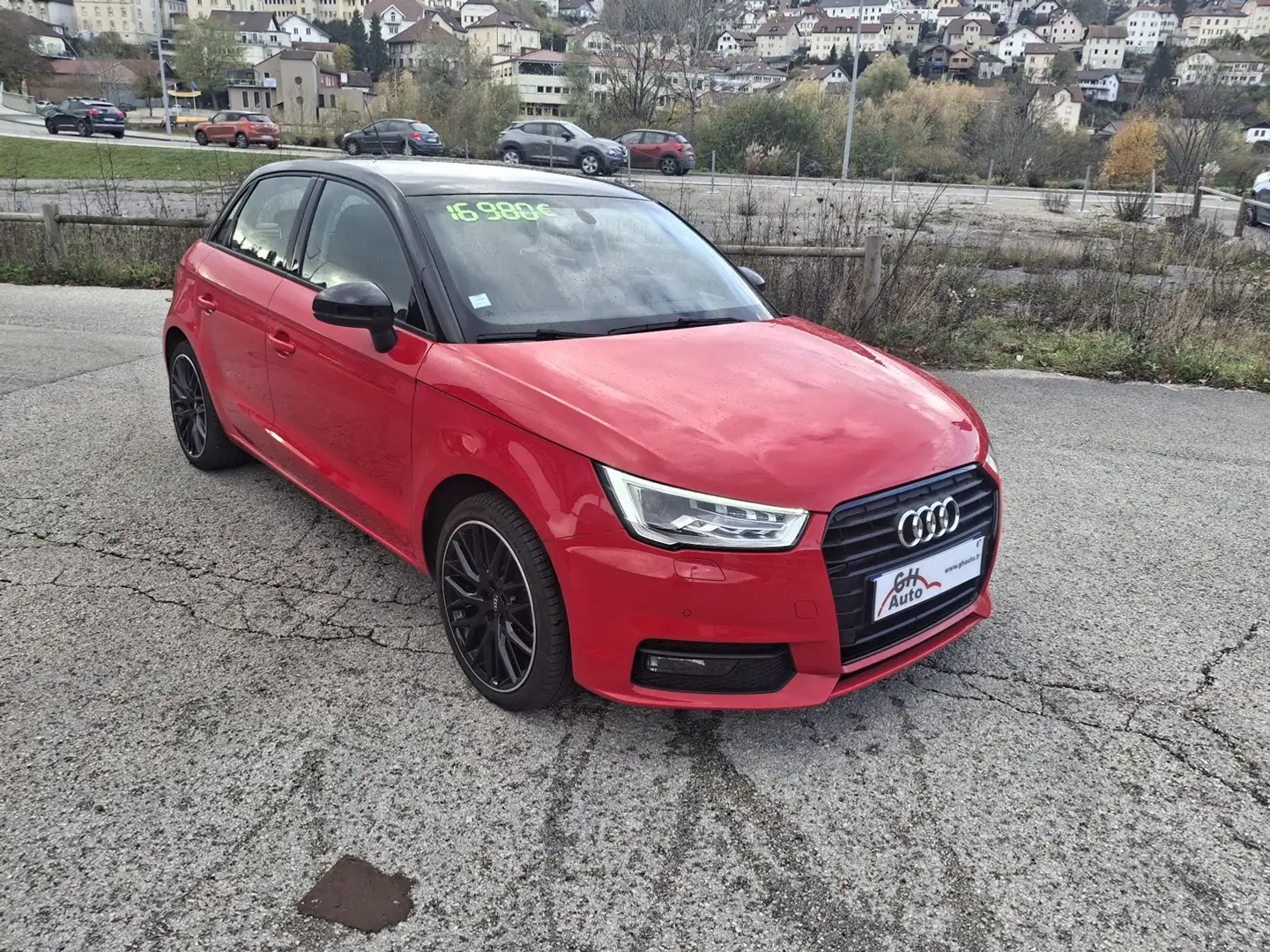 Audi A1 1.4 TFSI 125CH MIDNIGHT SERIES S TRONIC 7 Rouge - 2