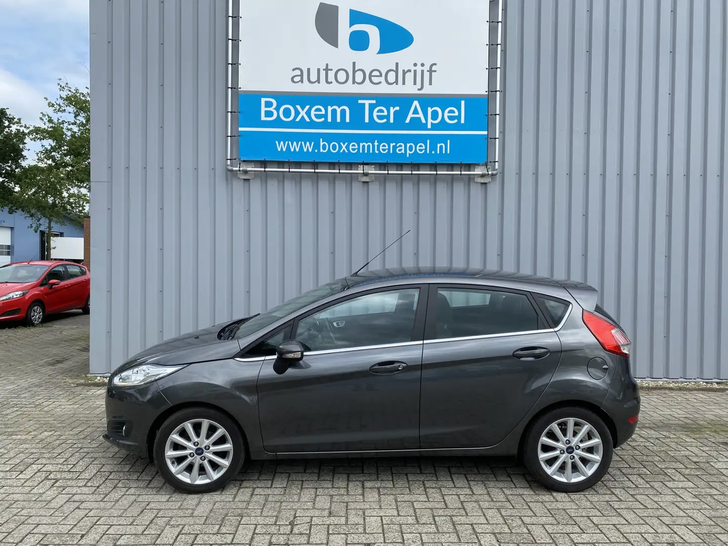 Ford Fiesta 1.0 EcoBoost Titanium 16"lm velgen Airco winterpak Gris - 2