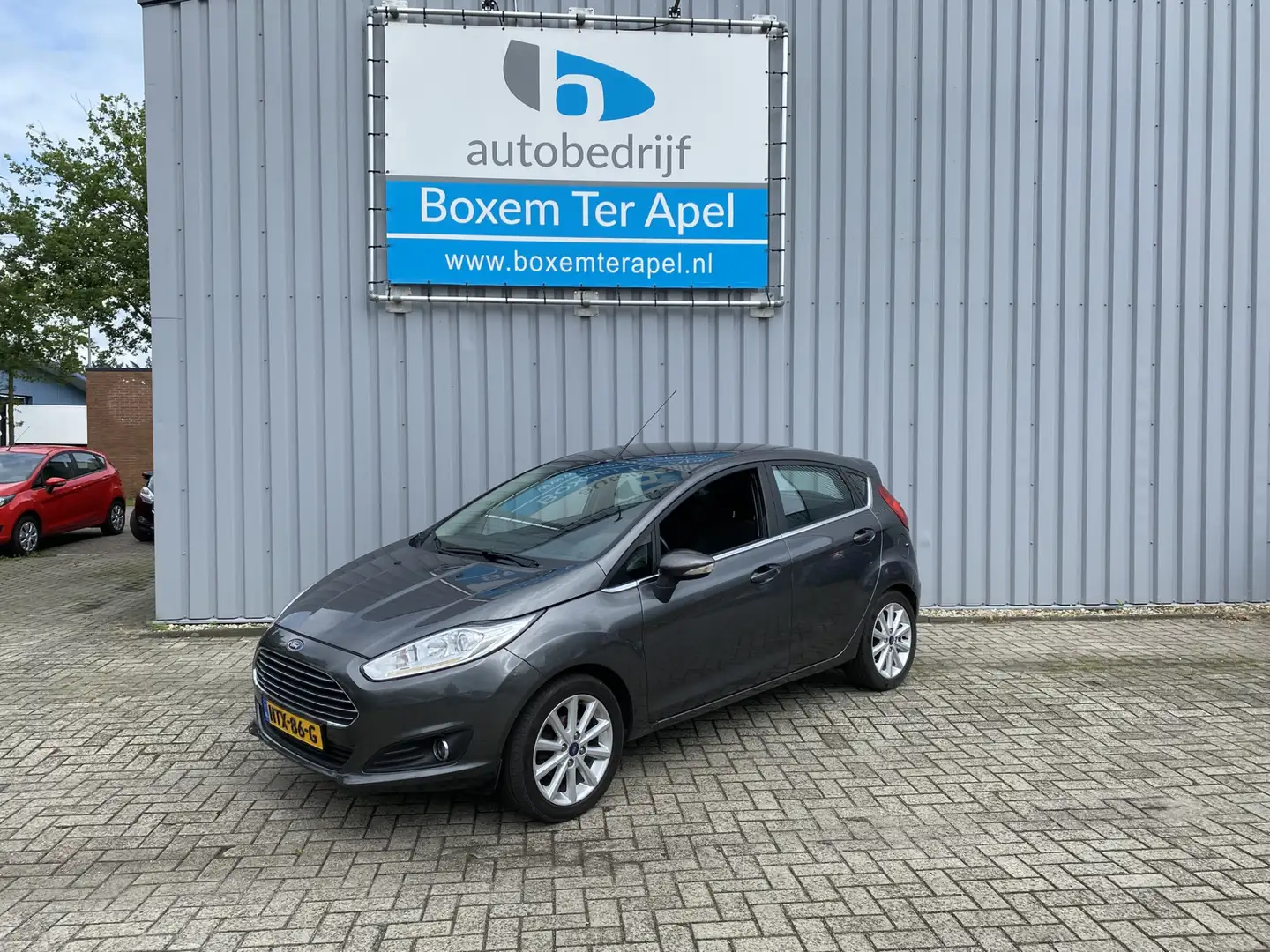 Ford Fiesta 1.0 EcoBoost Titanium 16"lm velgen Airco winterpak Gris - 1