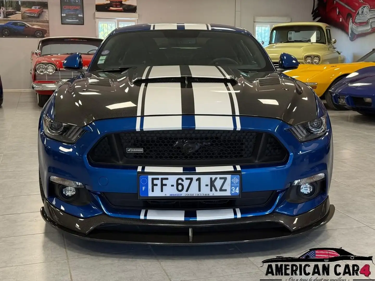 Ford Mustang Sutton CS800 - Exemplaire unique en France - 7/16 Blu/Azzurro - 2