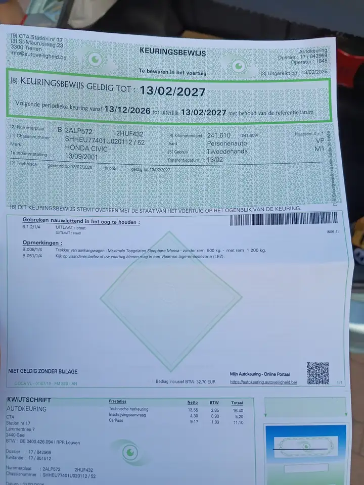 Honda Civic 1.4i S, foto 12