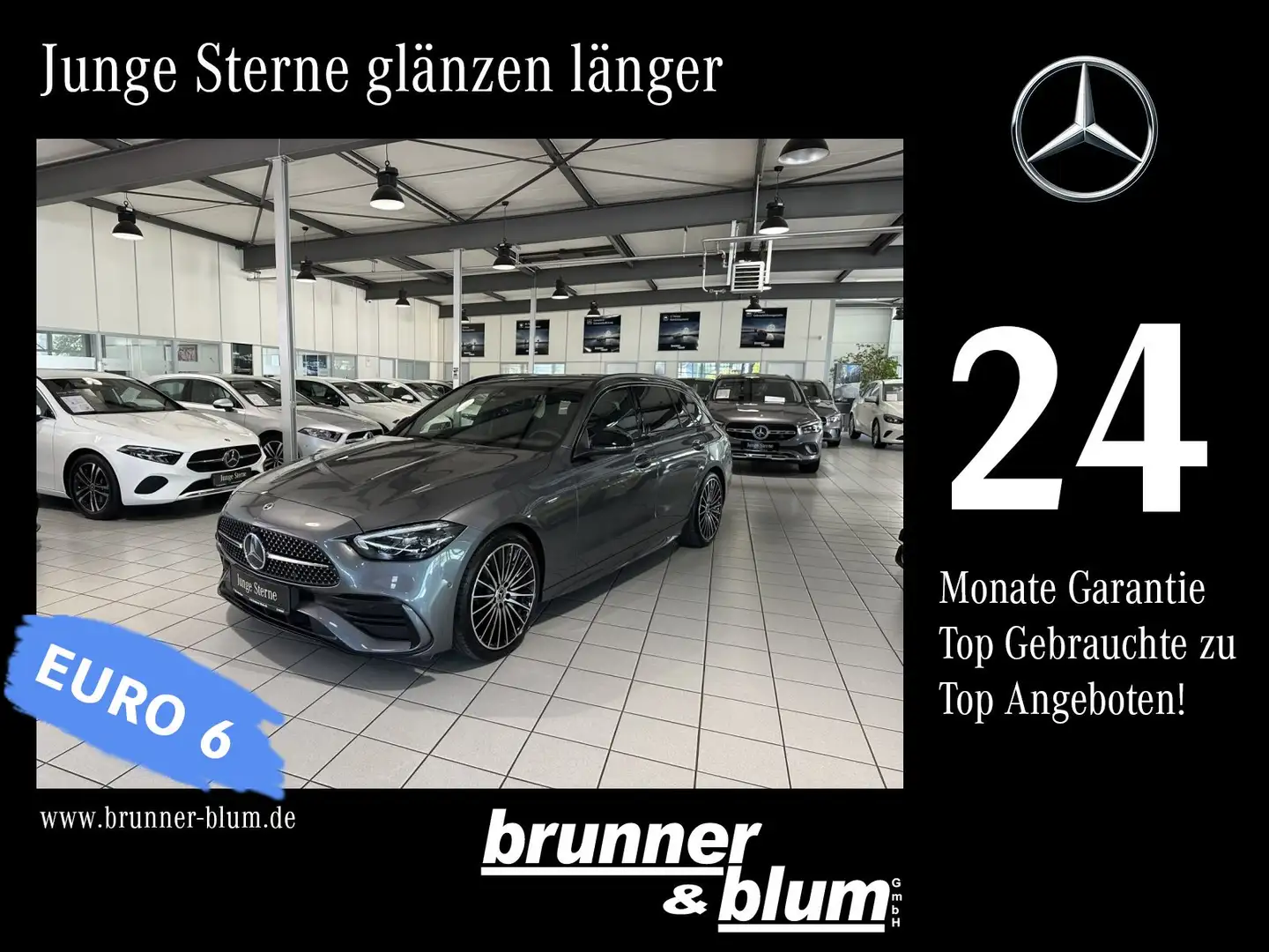 Mercedes-Benz C 180 C 180 T AMG Line,Night,LED,MBUX,Ambiente,Kamera, Grigio - 1