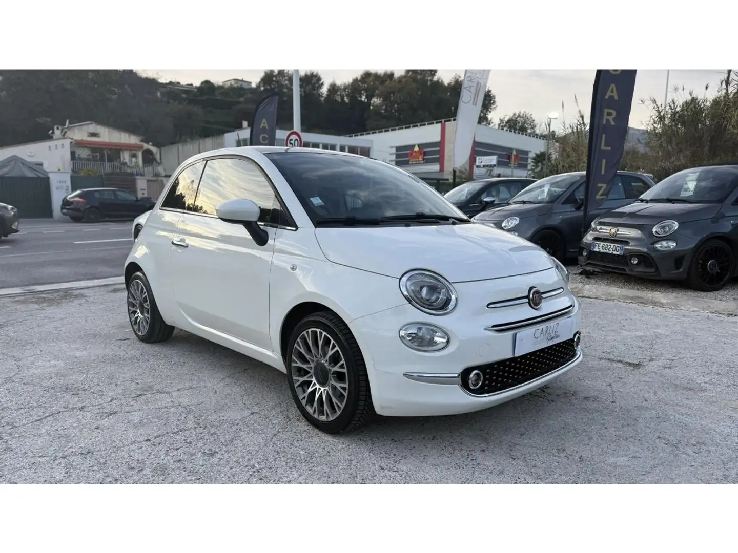 Fiat 500 Fiat 500 1.2i 69cv Star Dualogic BVA Blanc - 1