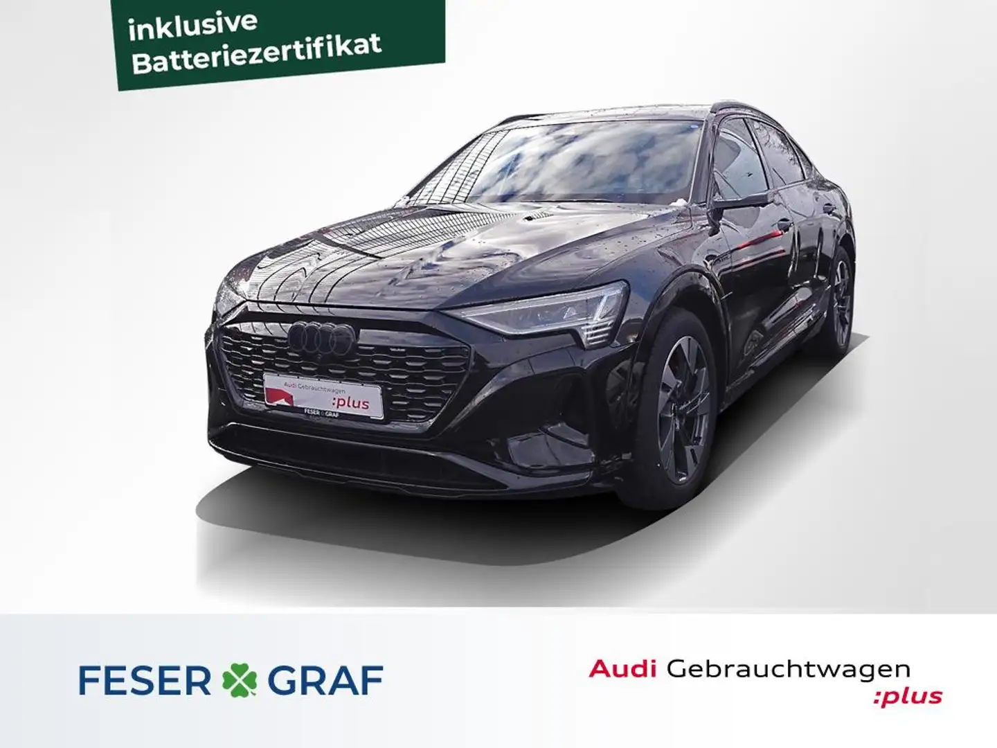 Audi Q8 Sportback e-tron S line 50 qu. AHK B&O 360° Schwarz - 1