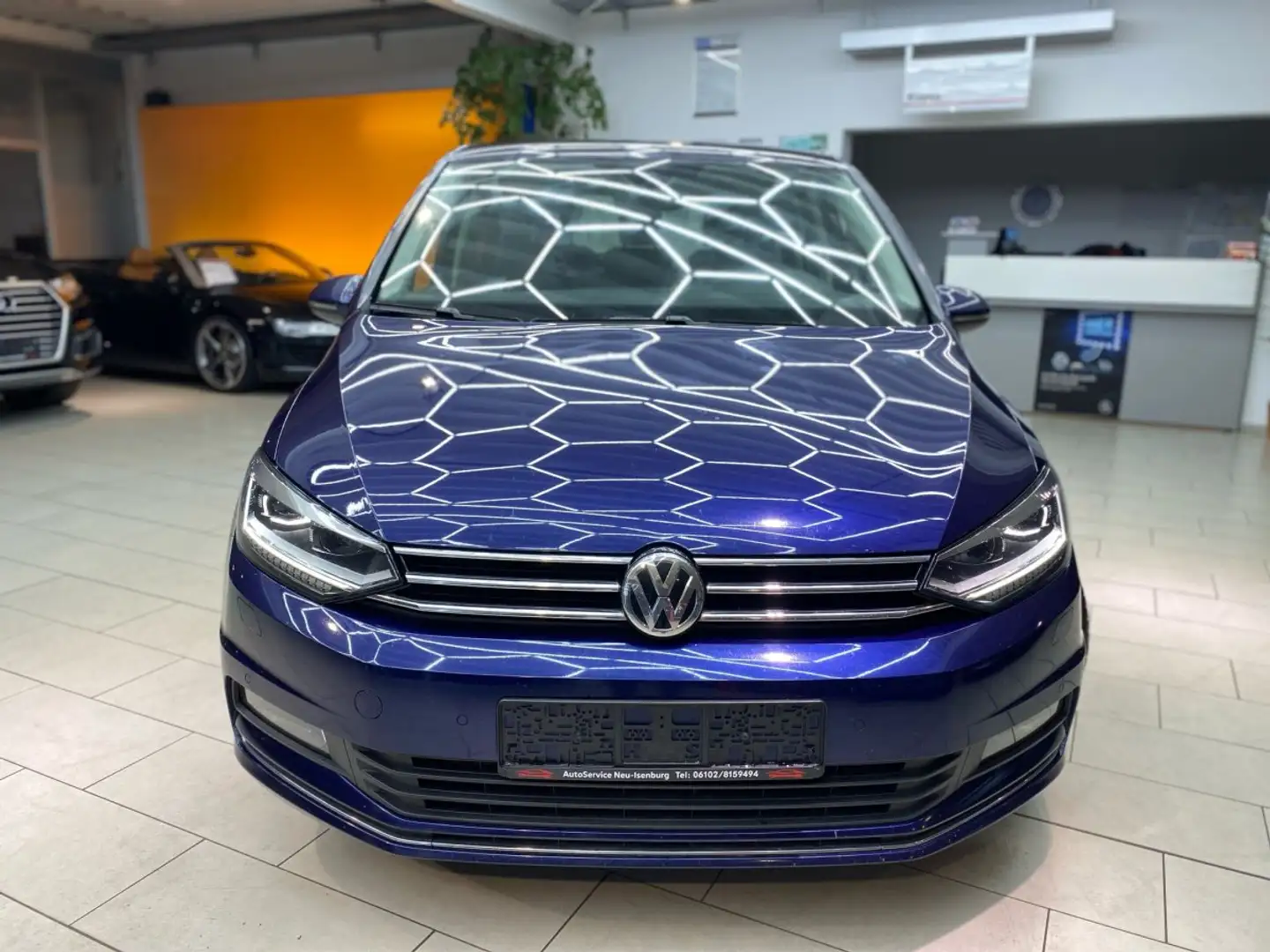 Volkswagen Touran 2.0 TDI Highline Navi/RÜCK.KAM/KEYYLESSLederlenkr. Blau - 2