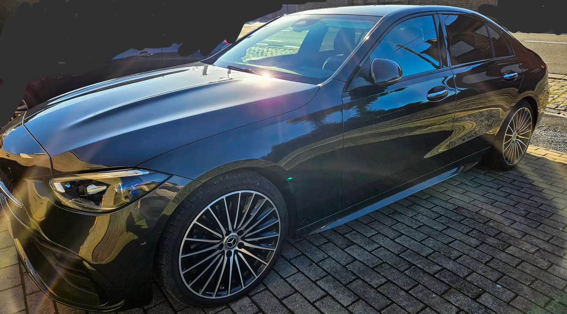 Mercedes-Benz C 200 C 200 AMG Line Grijs - 1