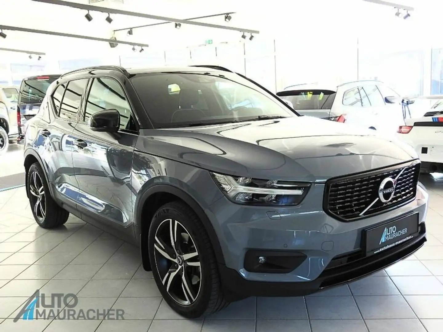 Volvo XC40 D3 R-Design AWD Geartronic*LED*AHK*PANO* Gris - 2