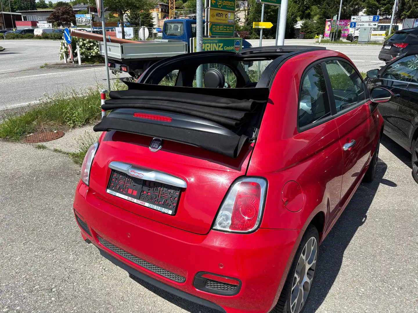 Fiat 500 500 1,2 500S Start Cabrio Rot - 1