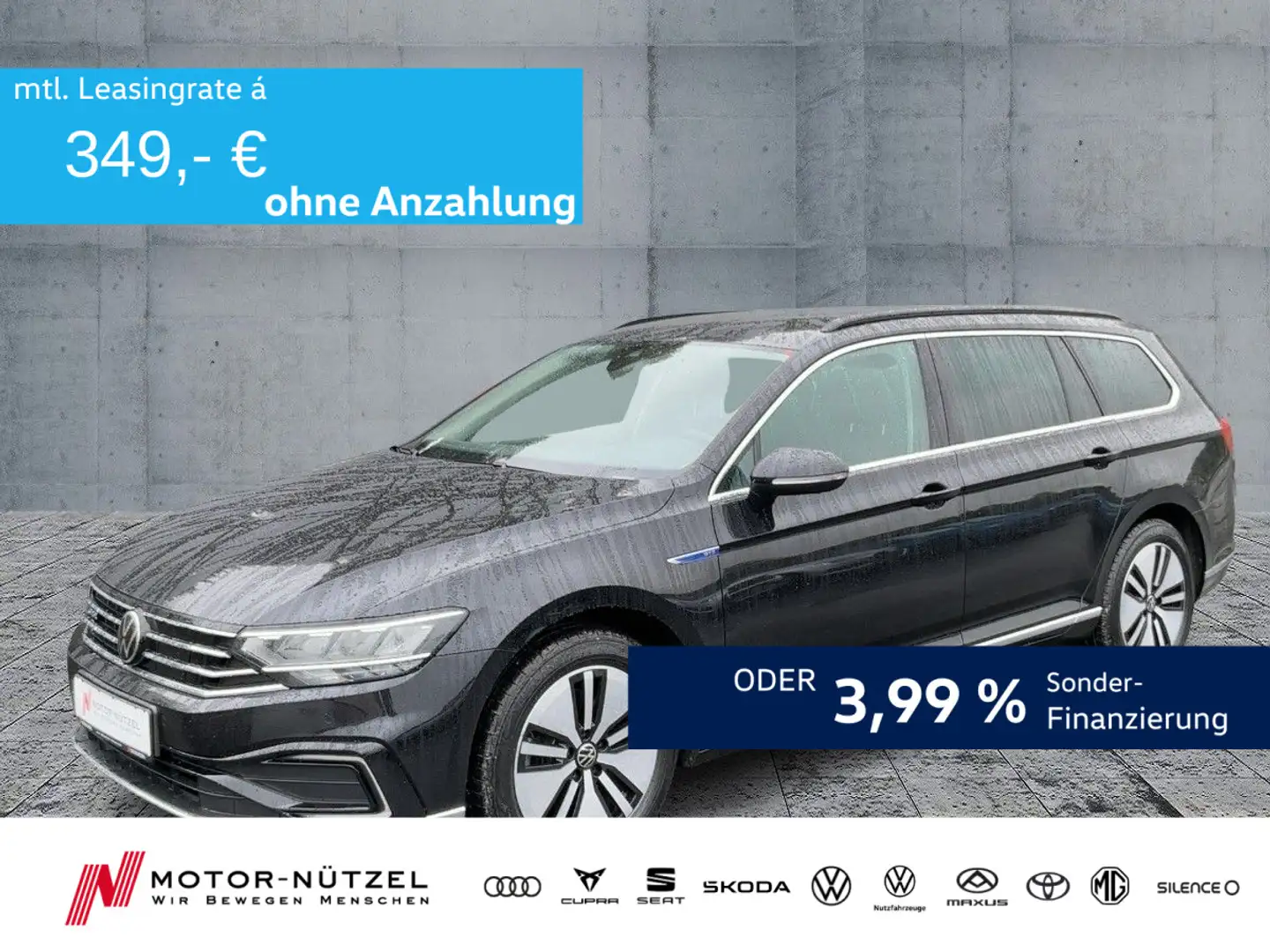 Volkswagen Passat Variant GTE DSG LED+NAVI+AHK+ACC+DAB+AID Schwarz - 1