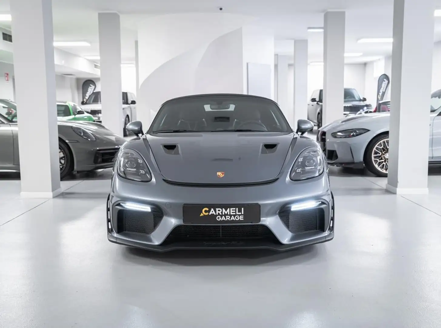 Porsche 718 Spyder RS -PRONTA CONSEGNA-SOLLEV.ANTER.-PPF ANTERIORE Gris - 2