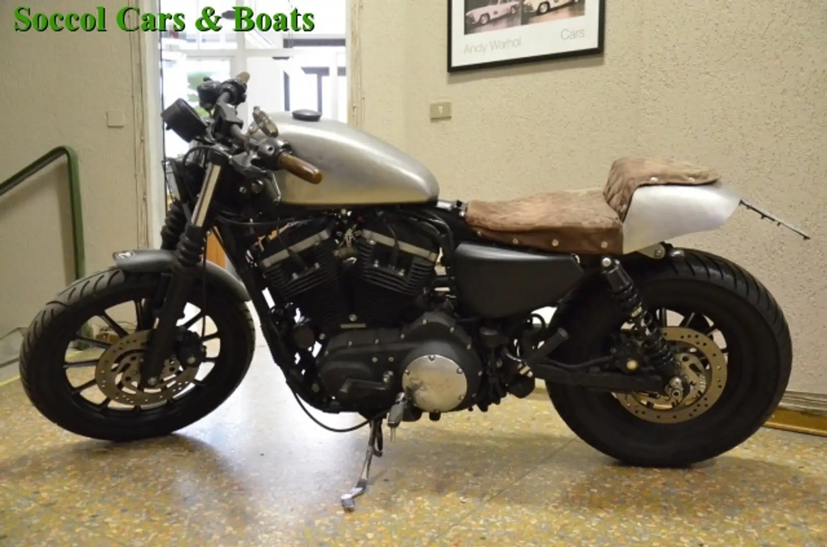 Harley-Davidson 883 Sportster XL SPECIAL/ARTIGIANALE!! BATTUTA A M Grigio - 1
